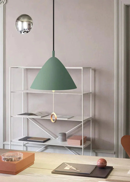 Colorful Bedside Pendant Light Pull Control Kitchen Lighting Fixture Hanging Lamp Modern Nordic