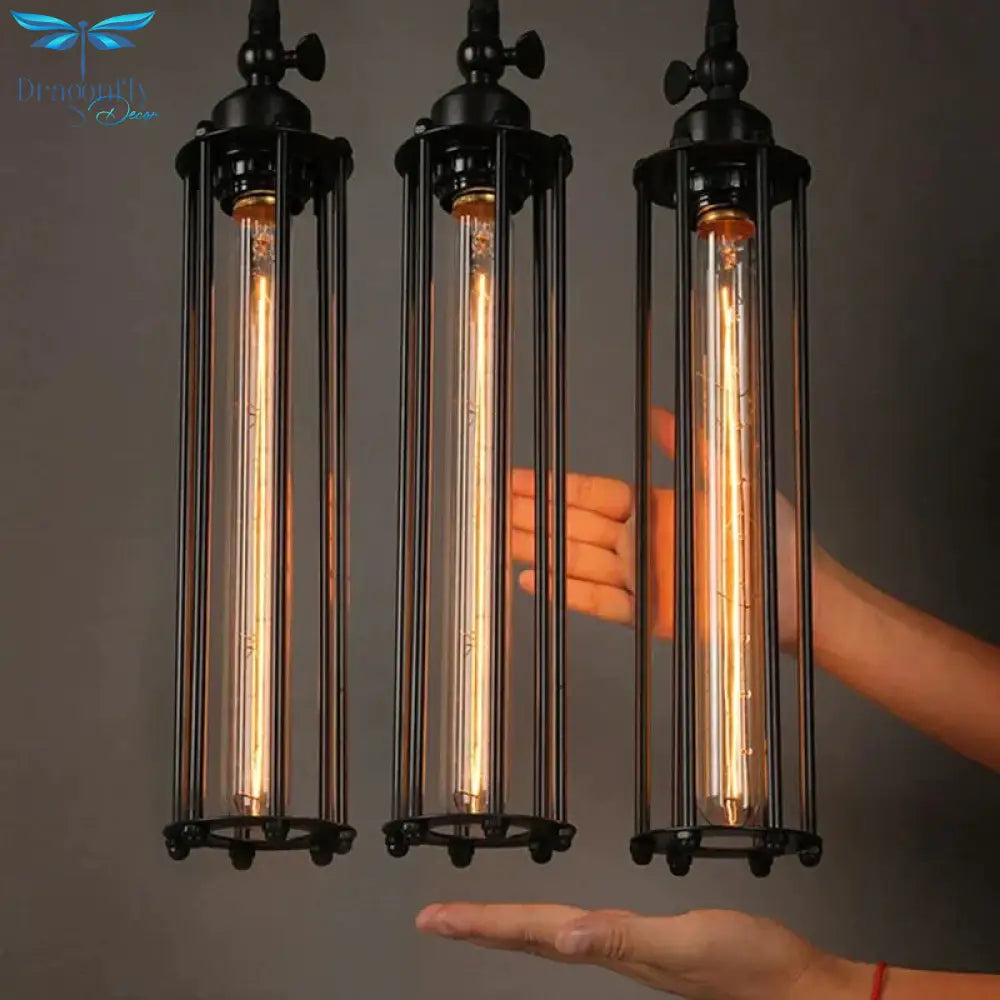 Retro Vintage Pendant Lights Steam Punk Industrial Style Single Head Use Edison Light Bulb Hanglamp