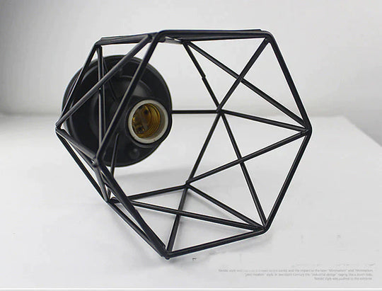 Scarlett - Vintage Industrial Iron Cage Led Ceiling Lights
