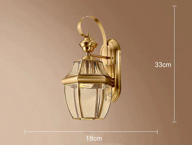Simple Country Style Of Outdoor Copper Wall Lamp M Lamps