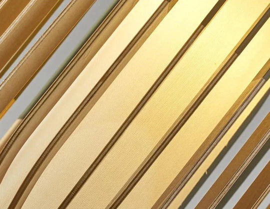 Simple Linear Lines Solid Wood Nordic Pendant