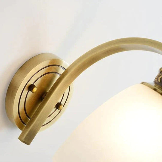 Simple Living Room Lamp Corridor Copper Wall Lamps