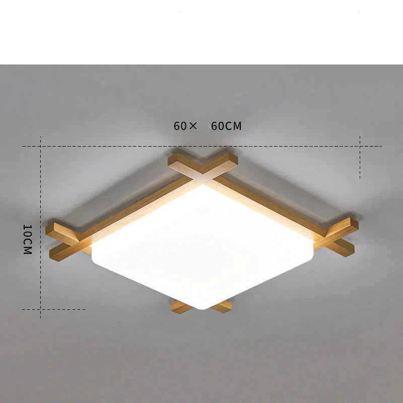 Simple Modern Corridor Square Log Led Living Room Lamps As Show / Large White Light Ceiling