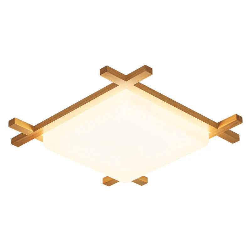 Simple Modern Corridor Square Log Led Living Room Lamps Ceiling