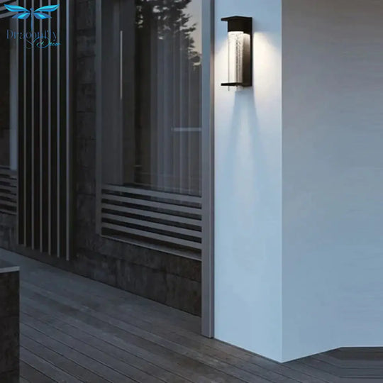 Stainless Steel Modern Led Waterproof Ip54 Wall Light 12W Indoor Outdoor Lamp For Garden Street