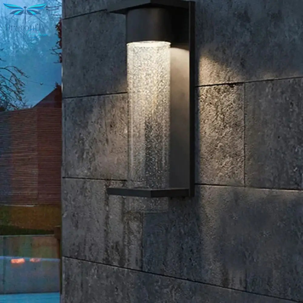 Stainless Steel Modern Led Waterproof Ip54 Wall Light 12W Indoor Outdoor Lamp For Garden Street