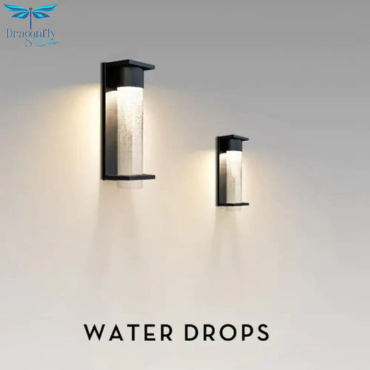 Stainless Steel Modern Led Waterproof Ip54 Wall Light 12W Indoor Outdoor Lamp For Garden Street