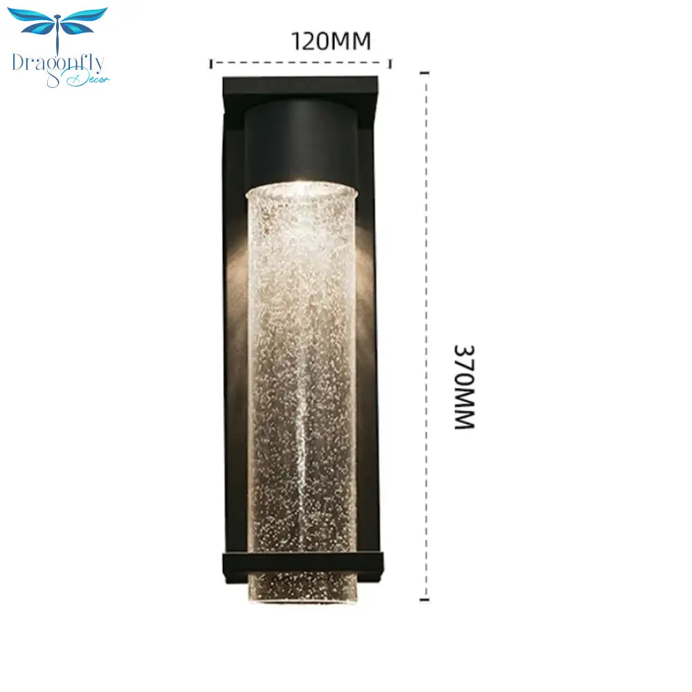 Stainless Steel Modern Led Waterproof Ip54 Wall Light 12W Indoor Outdoor Lamp For Garden Street