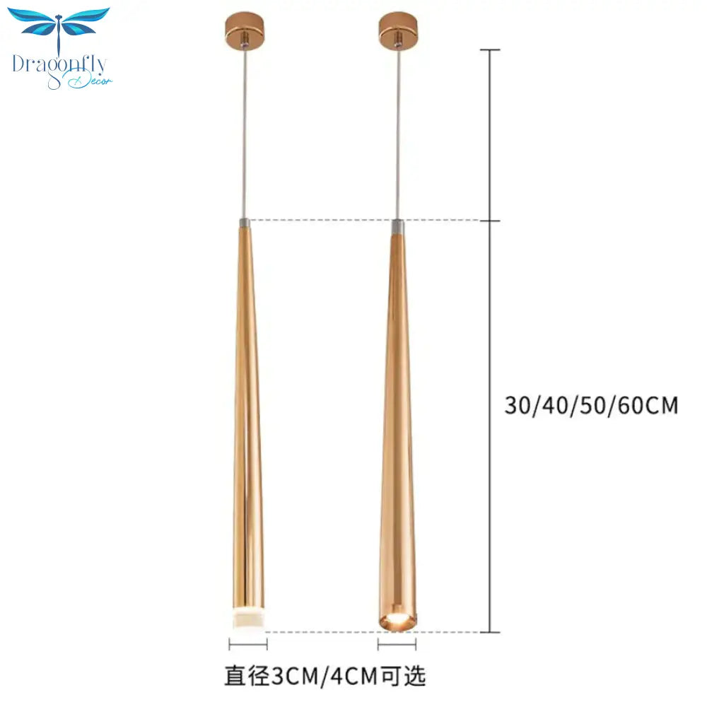 Starletts - Led Cone Pendant Light Gold