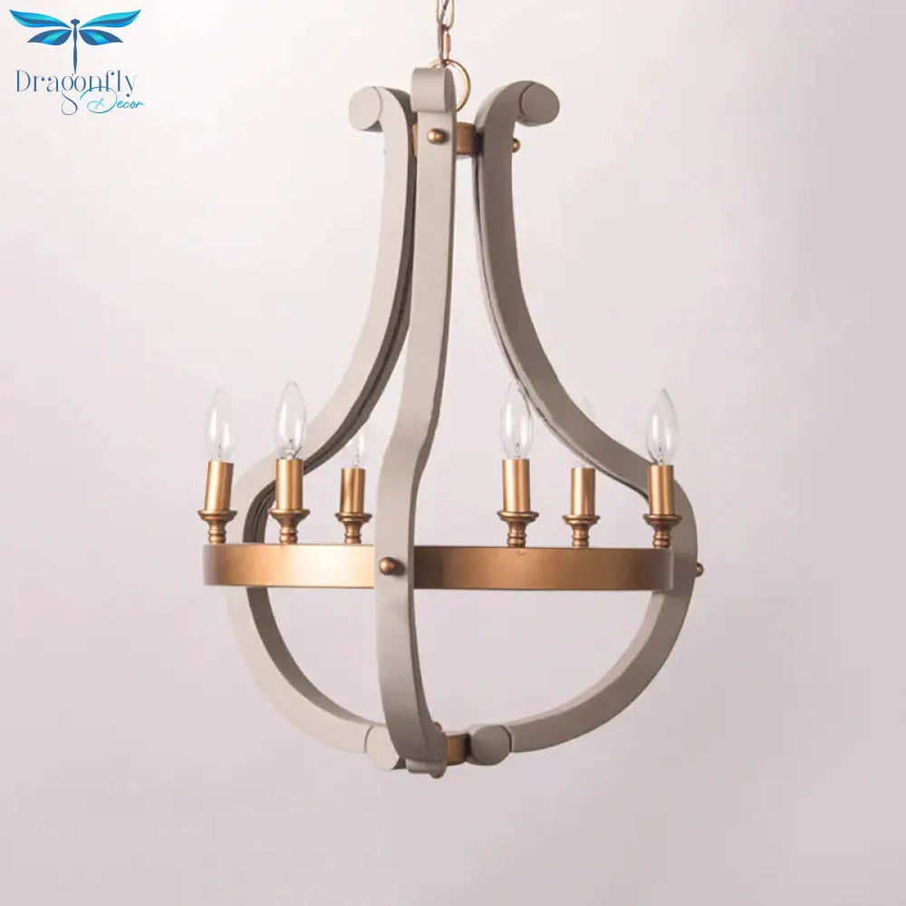 Wood Bend Chandelier Lamp Contemporary 6/12 Bulbs Gold Pendant Lighting Fixture With Adjustable